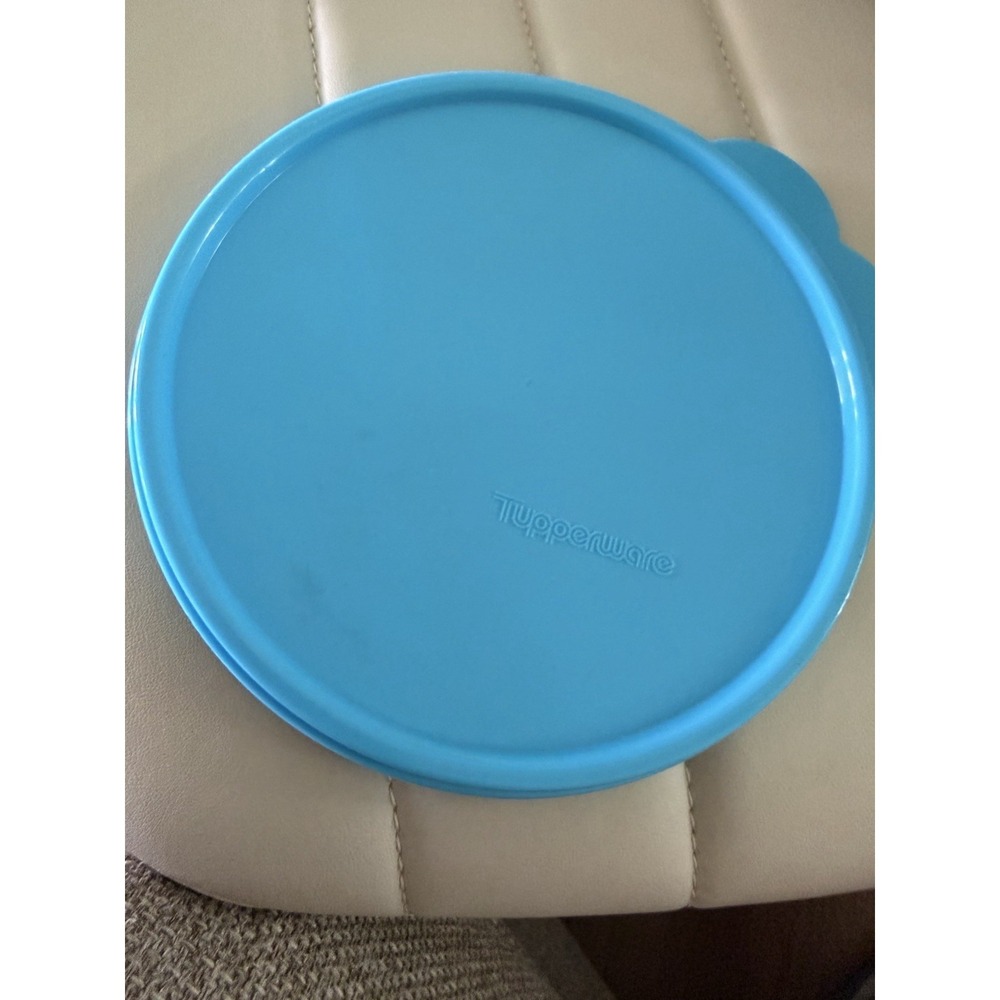 Tupperware Round "C" Seal Replacement #3131 Teal Aqua Blue Lid